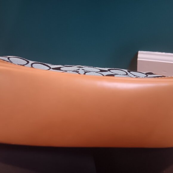 Coach classic canvas/leather purse - Picture 3 of 3